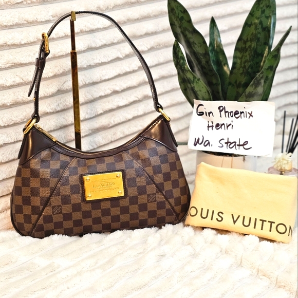 🔥🔥Beautiful Condition 🔥 😍 Authentic Louis Vuitton Damier Ebene Shoulder Bag - Picture 13 of 16